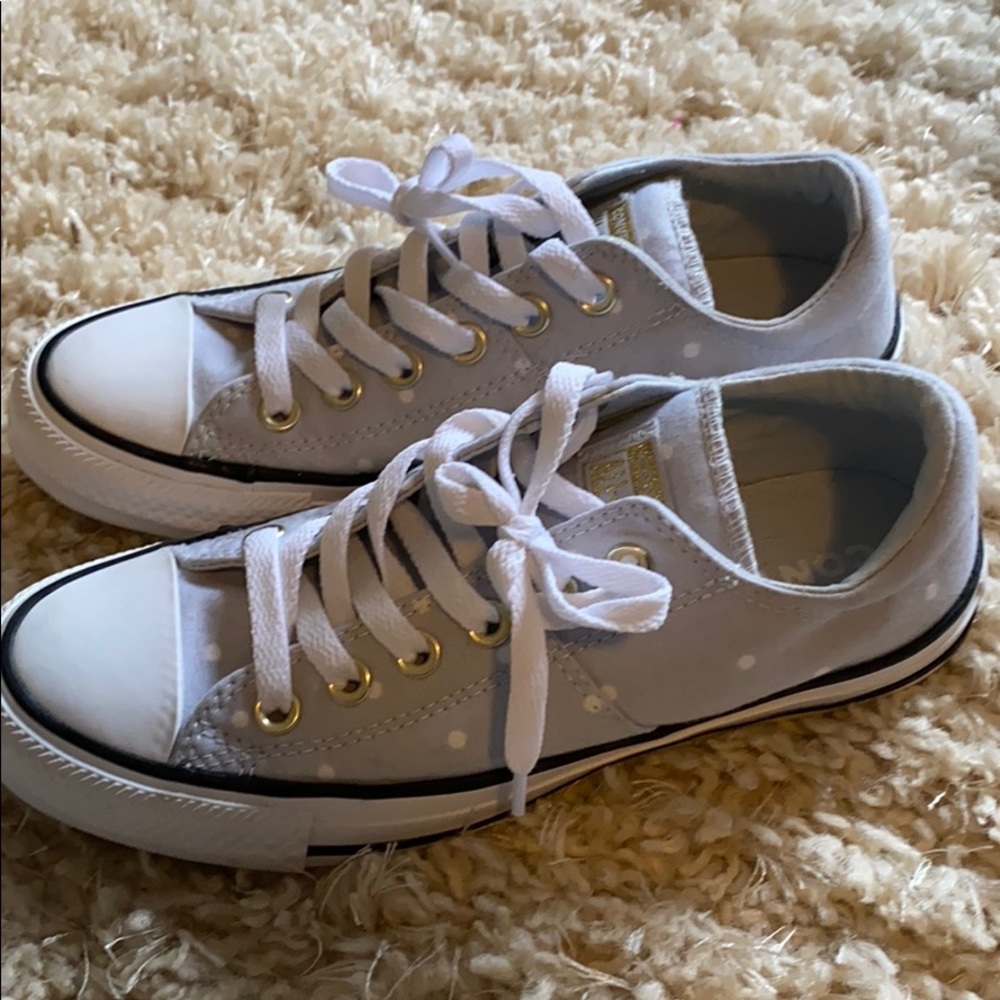 Polka dot converse